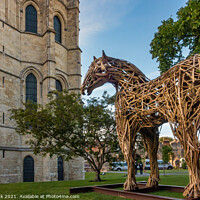 Buy canvas prints of Canterbury War Horse by Jim Monk