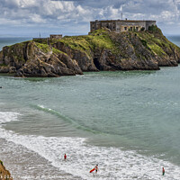 Buy canvas prints of St Catherine's Island, Tenby by Jim Monk