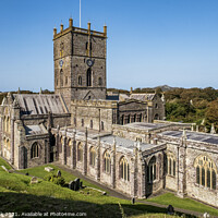 Buy canvas prints of St David's Cathedral, Pembrokeshire by Jim Monk