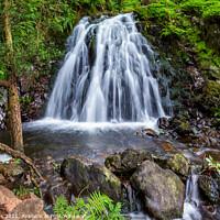 Buy canvas prints of Tom Gill Waterfall by Jim Monk