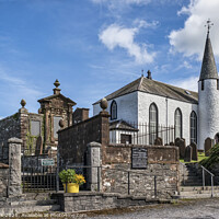 Buy canvas prints of Parish Church of Crossmichael, Dumfries and Galloway by Jim Monk