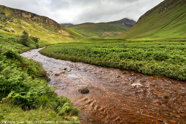 Glen Rosa Water, Isle of Arran Picture Board by Jim Monk