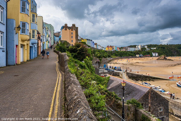 Tenby North Beach, Pembrokeshire Picture Board by Jim Monk