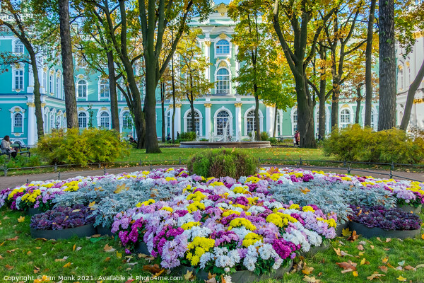 Winter Palace Gardens, St Petersburg Picture Board by Jim Monk