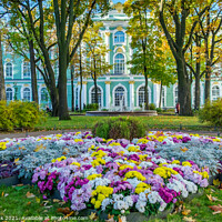 Buy canvas prints of Winter Palace Gardens, St Petersburg by Jim Monk
