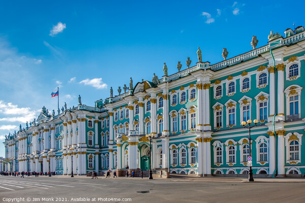 The Winter Palace, St Petersburg Picture Board by Jim Monk