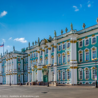 Buy canvas prints of The Winter Palace, St Petersburg by Jim Monk