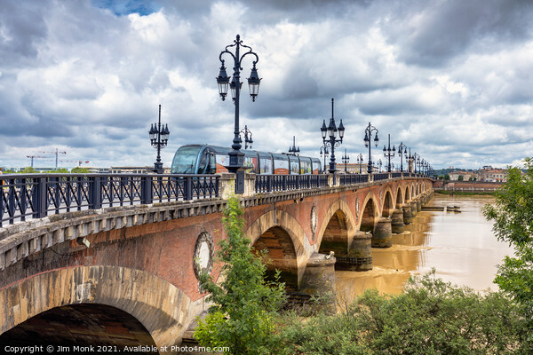 Pont de Pierre bridge, Bordeaux Picture Board by Jim Monk