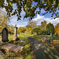 Buy canvas prints of Welford Road Cemetery, Leicester by Jim Monk