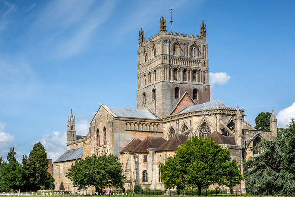 Tewkesbury Abbey Picture Board by Jim Monk