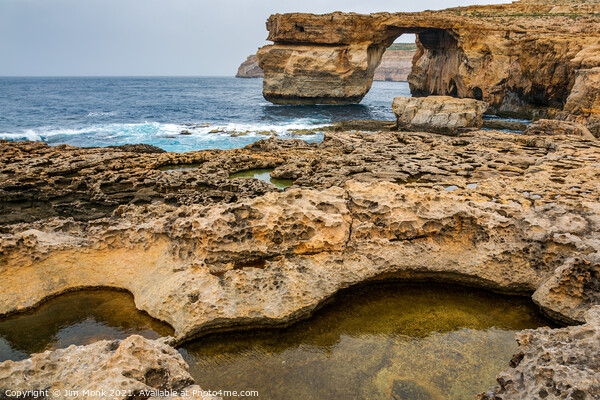 The Azure window, Gozo, Malta Picture Board by Jim Monk