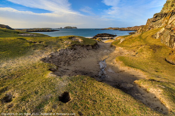 Bosta Beach, The Outer Hebrides Picture Board by Jim Monk