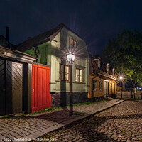 Buy canvas prints of Master Michaels street, Stockholm by Jim Monk