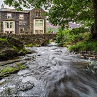 Buy canvas prints of Bridge Hotel, Buttermere by Jim Monk