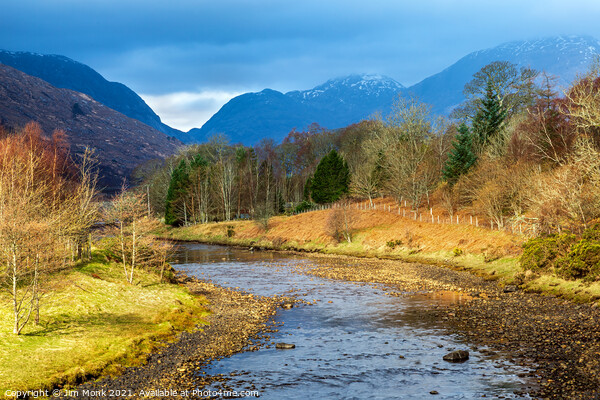 River Gour, Scottish Highlands Picture Board by Jim Monk