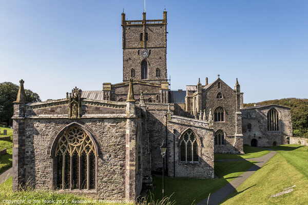 St David's Cathedral, Wales Picture Board by Jim Monk