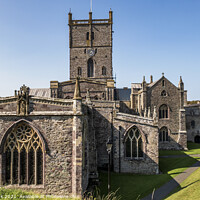 Buy canvas prints of St David's Cathedral, Wales by Jim Monk