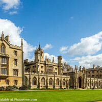 Buy canvas prints of New Court, St Johns College by Jim Monk