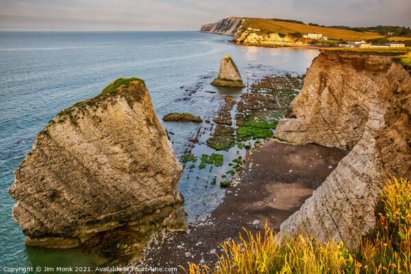 Freshwater Bay, Isle Of Wight Picture Board by Jim Monk