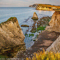 Buy canvas prints of Freshwater Bay, Isle Of Wight by Jim Monk