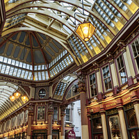 Buy canvas prints of Leadenhall Market in London by Jim Monk