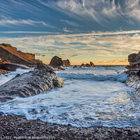 Buy canvas prints of Bude Rocks by Jim Monk
