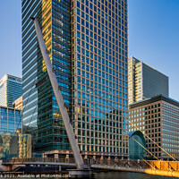 Buy canvas prints of South Quay, Canary Wharf by Jim Monk