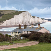 Buy canvas prints of The Seven Sisters by Jim Monk