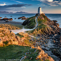 Buy canvas prints of Twr Mawr Lighthouse, Llanddwyn Island  by Jim Monk