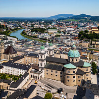 Buy canvas prints of Salzburg City View by Jim Monk