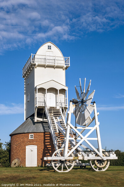 South Walsham mill, Norfolk Broads Picture Board by Jim Monk