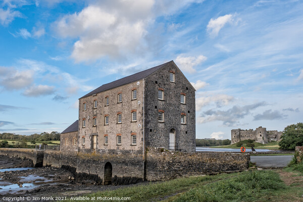 Carew Tidal Mill, Pembrokeshire Picture Board by Jim Monk