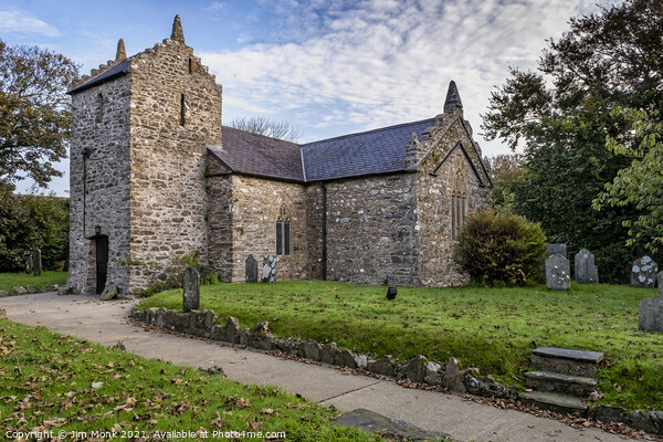 St Rhian’s Church, Llanrhian Picture Board by Jim Monk