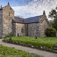 Buy canvas prints of St Rhian’s Church, Llanrhian by Jim Monk