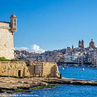 Buy canvas prints of Fort St Angelo, Valletta  by Jim Monk