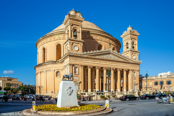 Mosta Dome, Malta Picture Board by Jim Monk