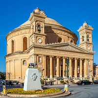 Buy canvas prints of Mosta Dome, Malta by Jim Monk