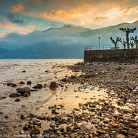 Buy canvas prints of Bellagio Sunrise, Lake Como by Jim Monk