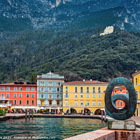 Buy canvas prints of Riva del Garda, Italy  by Jim Monk