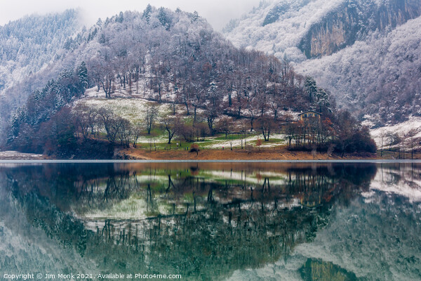 Lago di Tenno, Italy Picture Board by Jim Monk