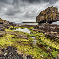 Buy canvas prints of Staffin Bay, Isle of Skye by Jim Monk