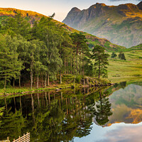 Buy canvas prints of Blea Tarn Reflections by Jim Monk