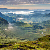 Buy canvas prints of Wrynose Pass, Lake District by Jim Monk