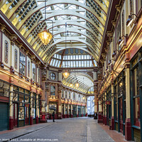 Buy canvas prints of Leadenhall Market - London by Jim Monk