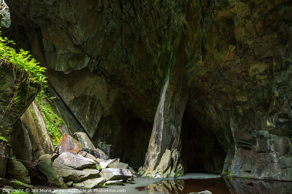 Cathedral Cave, Lake District Picture Board by Jim Monk