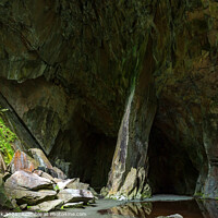 Buy canvas prints of Cathedral Cave, Lake District by Jim Monk