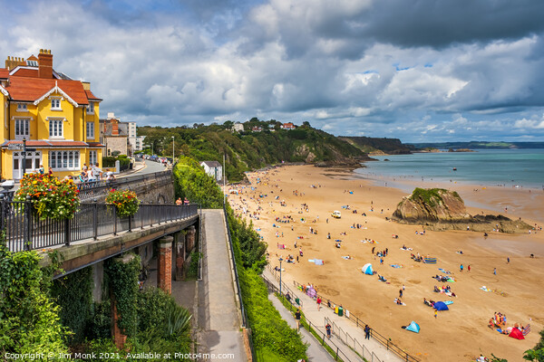 North Beach, Tenby  Picture Board by Jim Monk