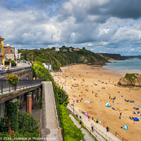 Buy canvas prints of North Beach, Tenby  by Jim Monk