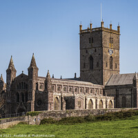 Buy canvas prints of St David's Cathedral in Pembrokeshire by Jim Monk