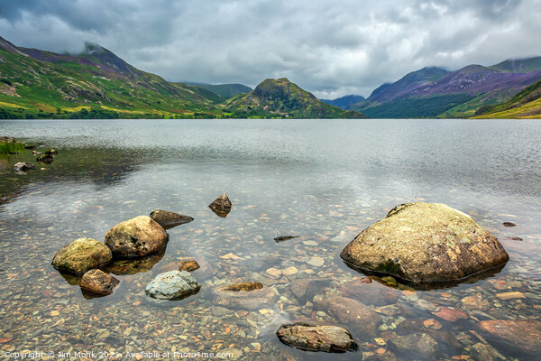 Buttermere, Lake District. Picture Board by Jim Monk